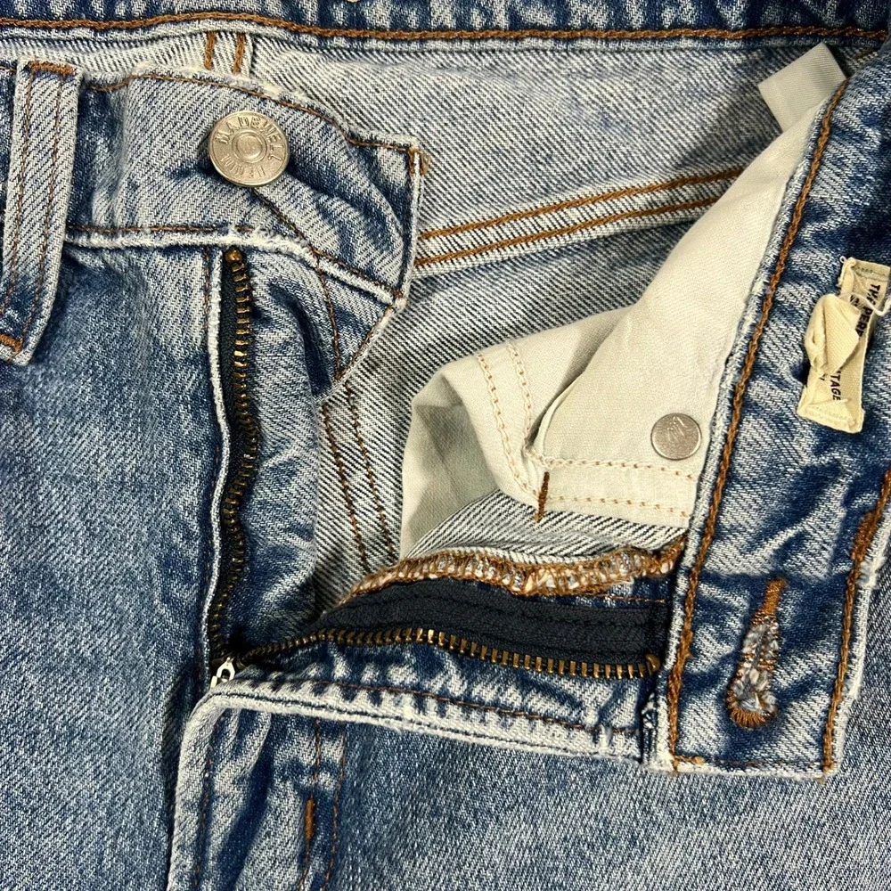 MADEWELL The Perfect Vintage Straight Jean Women 23 Blue High Rise 100% Cotton